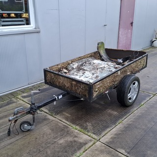 Aanhanger met inhoud