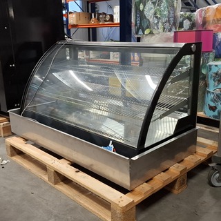 Koelvitrine Groot, Grijs / Chroom, 2020