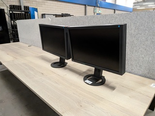 2x Monitor, Eizo, Flexscan S2402W, Zwart, 2010