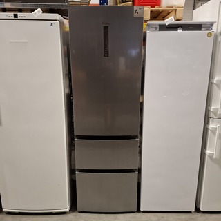 Koel- vriescombinatie DEMO, Haier, NoFrost A+++, Grijs / Chroom