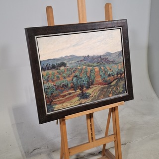 Schilderij, T. Slager, Toledo Spanje