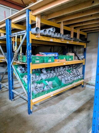 Diverse PVC buismateriaal