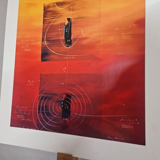 Kunstwerk van kunstenaar Carole Becam – ”Vibration Universelle IV”