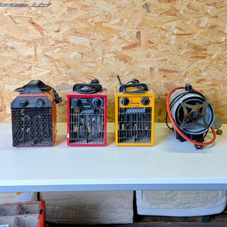 4x Bouwkachel O.a. Eurom, Master, Climameister