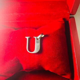 Pendant staal met .750 goud.