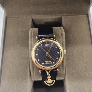 Vivienne Westwood Trafalgar goldplated horloge.