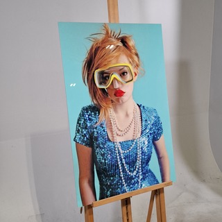 Foto op Dibond, Lois Cohen, Wanna Snorkle?