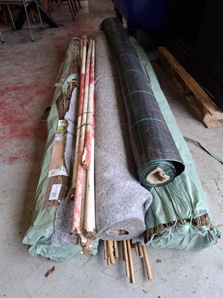 Partij diverse o.a. antiworteldoek