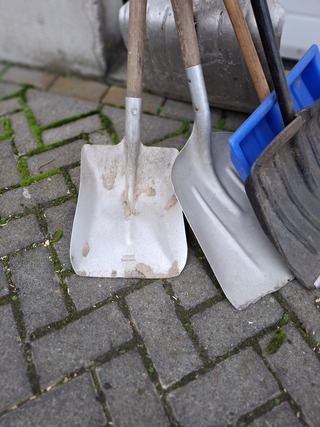 6x Bladschep/sneeuwschuiver