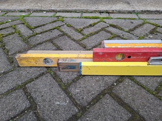 8x Waterpas, Diverse Merken