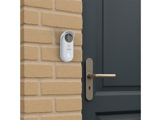 Calex Video Deurbel met Camera  2K  Bedraad met Chime Wit