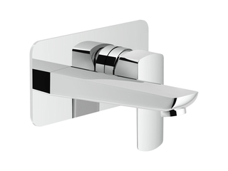 Nobili Mengkraan voor wandmontage met uitloop 200 mm Verchroomd