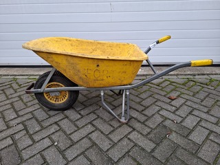 Kruiwagen met kunststof bak, Fort