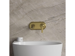 Omnires AD5115BR Inbouw Wastafelkraan Art Deco Antique Bronze