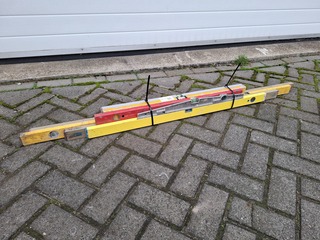 8x Waterpas, Diverse Merken