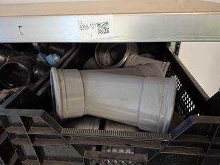 Stelling met o.a. PVC materiaal