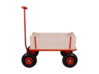 Benson Bolderkar Hout 70 kg draagvermogen Rood