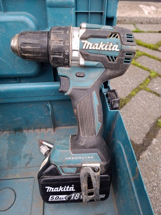 Accu boormachine en slagschroevendraaier, Makita, DDF484