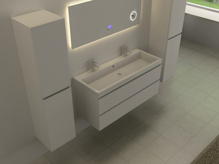 Spiegel Vonato, Forzara, led verlichting in 3 kleuren; geel, blauw en