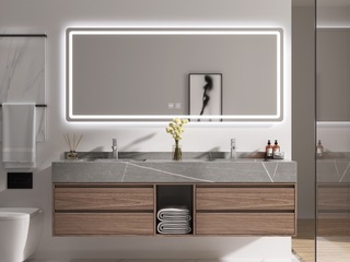 Badkamermeubel Vonato, Premium 120, donker hout decor