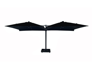 Parasol Paralux, Bravira, zwart