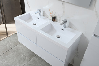 Badkamermeubel Vonato, Zenlux 120, hoogglans wit