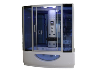 Stoomcabine Vonato, RectaBathJet, wit/zilver