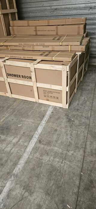 Stoomcabine Vonato, Halvo SpaTherm, zwarte cabine, wit bad