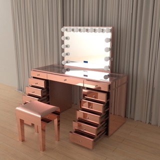 Kaptafel Vonato, RoseAura, hoogglans roze