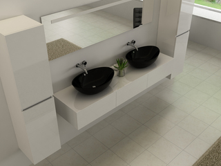 Badkamermeubel Vonato, classic 140, hoogglans wit