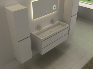 Spiegel Vonato, calvona, led verlichting in 3 kleuren; geel, blauw en