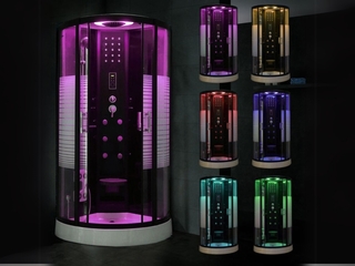 Stoomcabine Vonato, Halvo SpaJet, zwart & wit