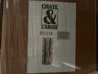 Ca. 20x Hanglamp/lampenkap metaal Crate & CarGo
