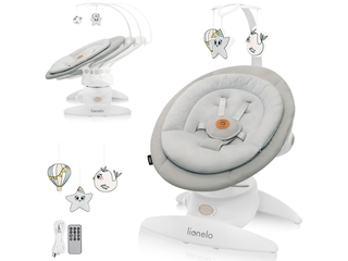 Lionelo Mell Schommelstoel voor Baby 360 Verstelbaar met 5 Snelheden