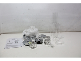 Zuma Line GEM Hanglamp  3x G9 Zilver Metaal & Glas