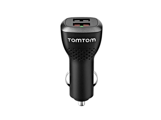 TomTom hogesnelheid dubbele autolader 12V/ 24V voor alle TomTom naviga