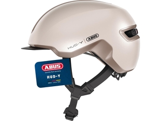 Abus Urbanhelm Hudy magnetisch oplaadbaar LED achterlicht & magneetslu