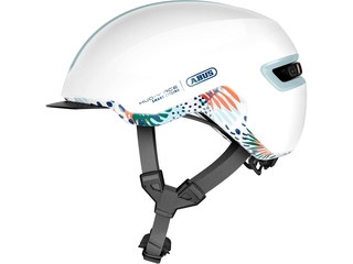 Urban Helm Hudy  met magnetisch oplaadbaar led achterlicht  Wit M