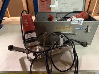 Boormachine voor blinde gaten, 1x muursleuvenzaag FLEX