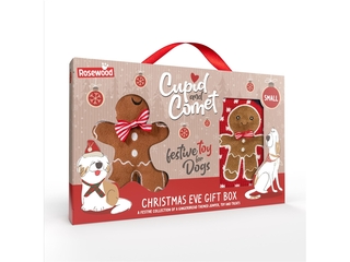 Rosewood Cupid & Comet Honden trui speeltje & snack Gingerbread man