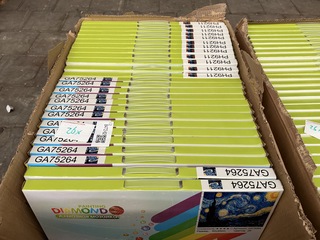 Ca. 52x Diamond painting inclusief tools 40x50cm I-Wannahave