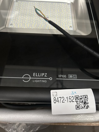 3x Led flood light/bouwlamp 150W 5700K IP66 Ellipz Lighting