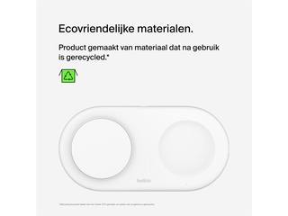 Belkin 2-in-1 Magnetisch Draadloos Laadstation Qi2 15W