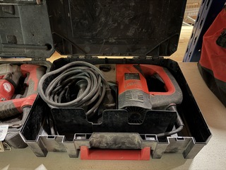 2x SDS-Plus boorhamer met koffer Milwaukee