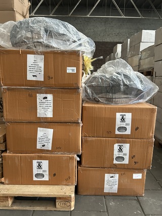 9x Hanglamp Crate & CarGo, zwart