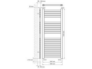 Haceka Design Radiator Sinai Wit