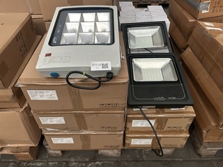 8x Led flood light/bouwlamp Ellipz Lighting