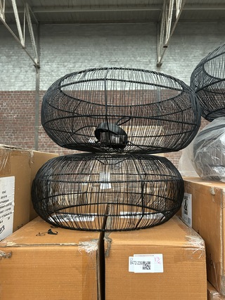 Ca. 13x Hanglamp Crate & CarGo, zwart