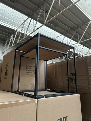 Pallet bijzettafels rotan (14x set van 2) Crate & CarGo