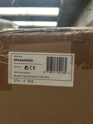 6x Monitor bureausteun 3 monitoren 3x scherm 13″-27″ Sam Creative, BRA